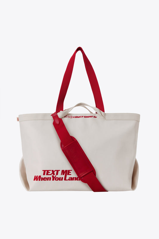 Resale The Travel Tote in Ghost White