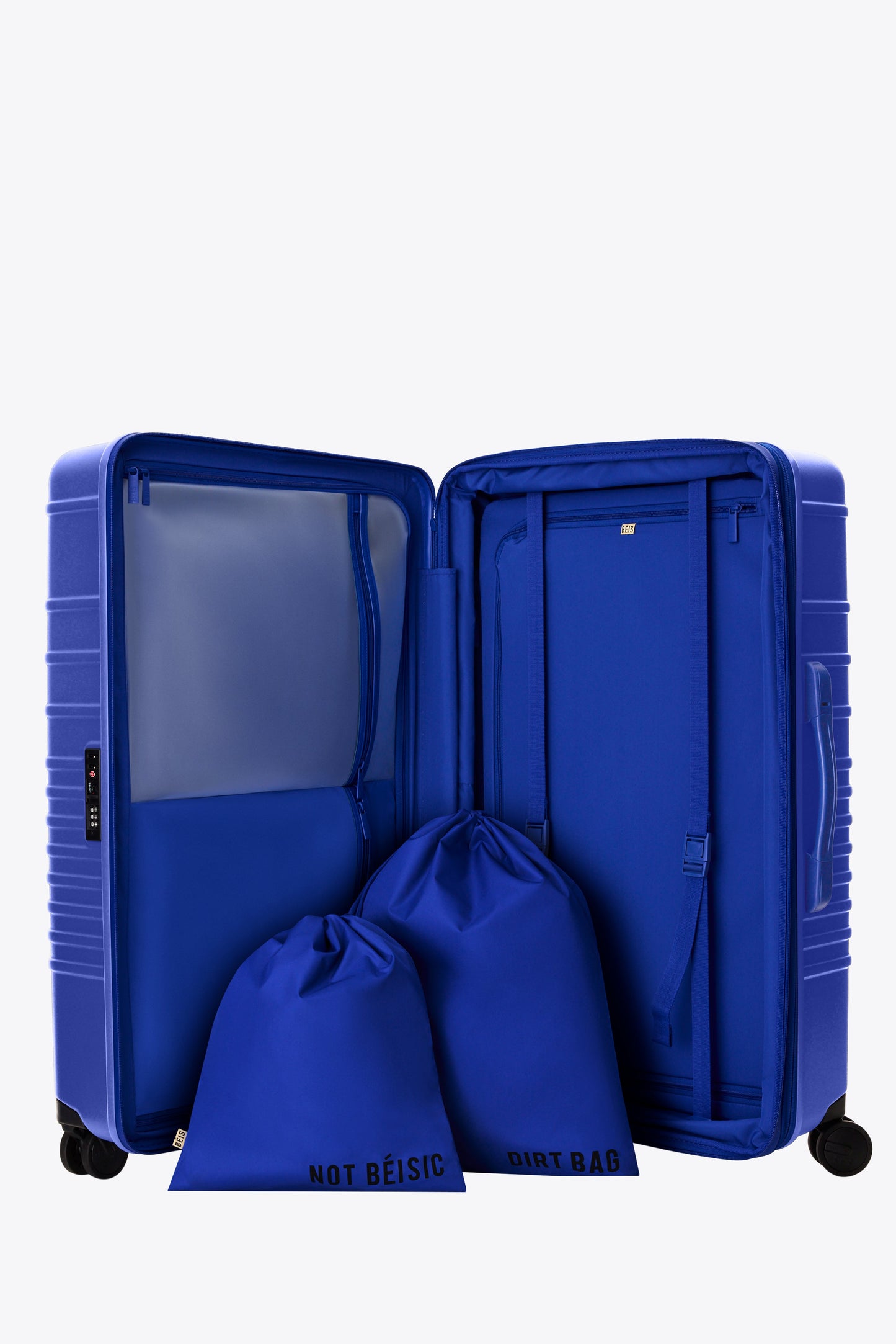 The Large Check-In Roller in Cobalt Blue