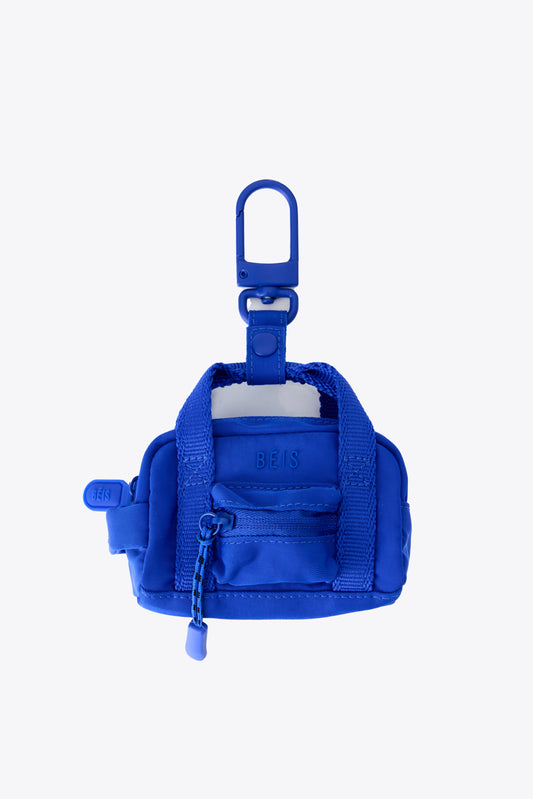 The Sport Duffle Charm in Cobalt Blue