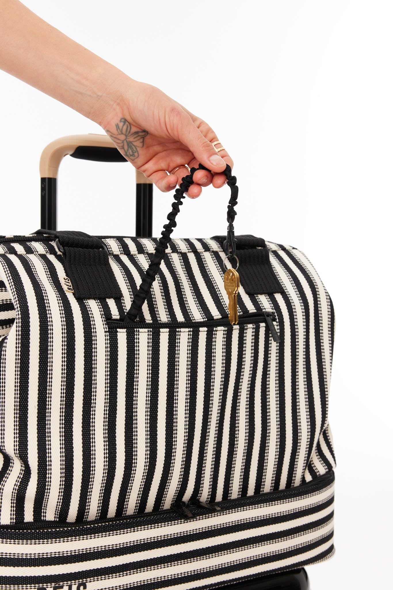 Resale The Mini Weekender in Black Stripe