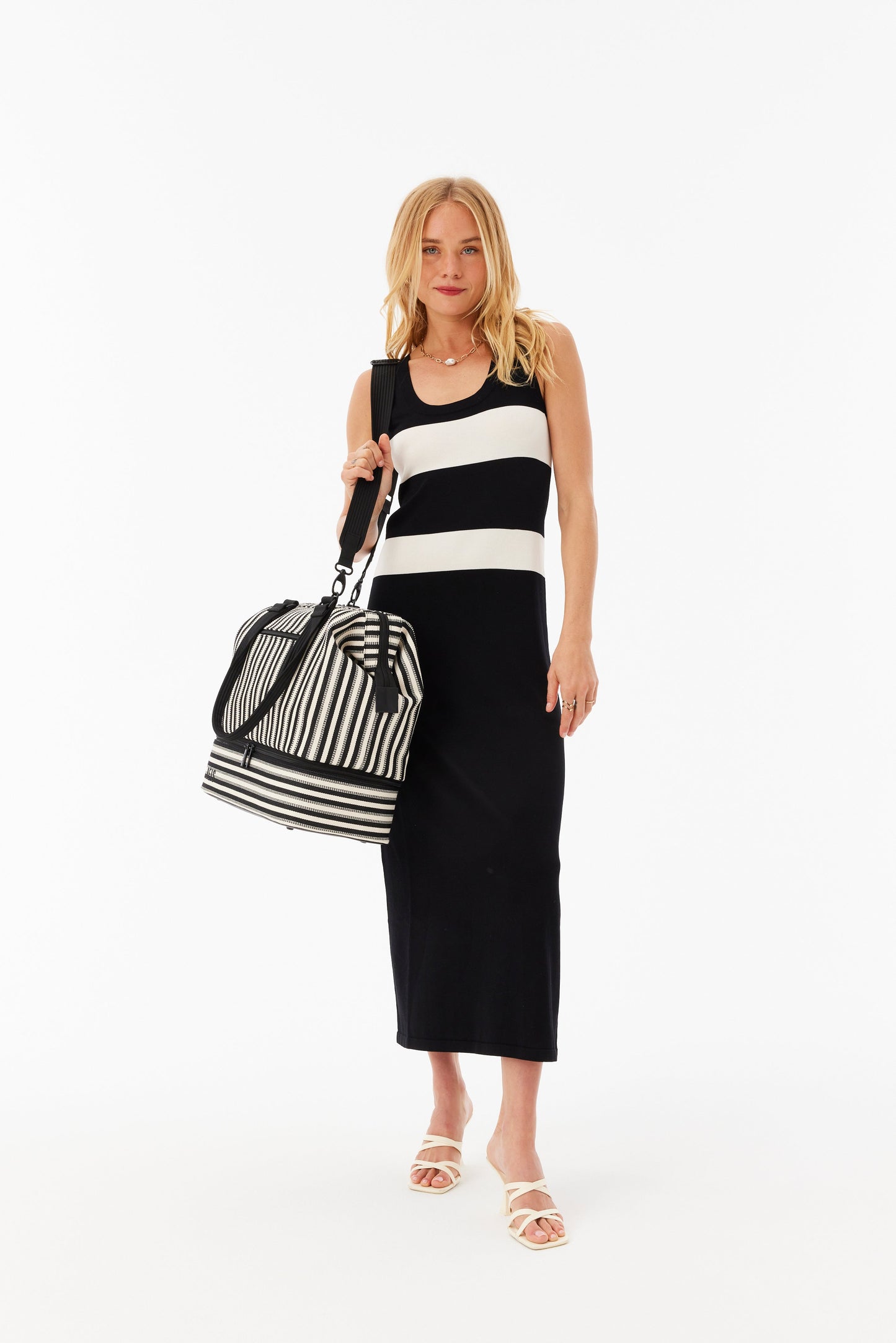 Resale The Mini Weekender in Black Stripe