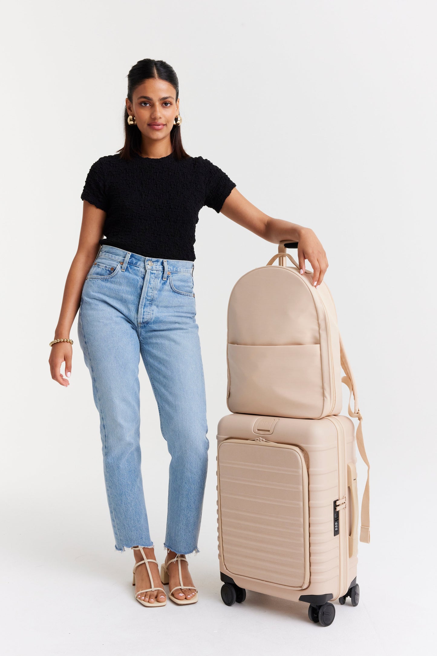 Resale The Commuter Backpack in Beige