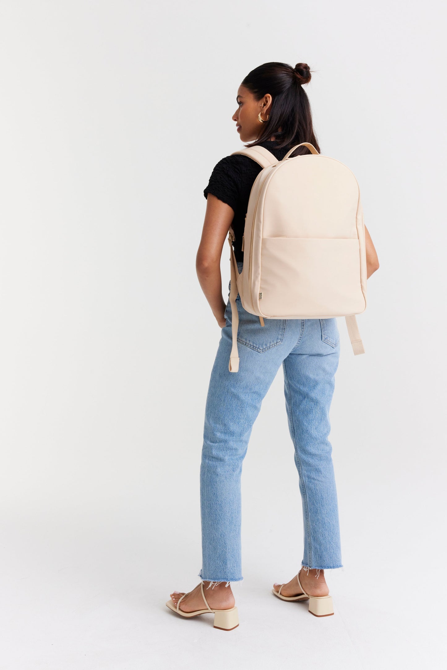 Resale The Commuter Backpack in Beige