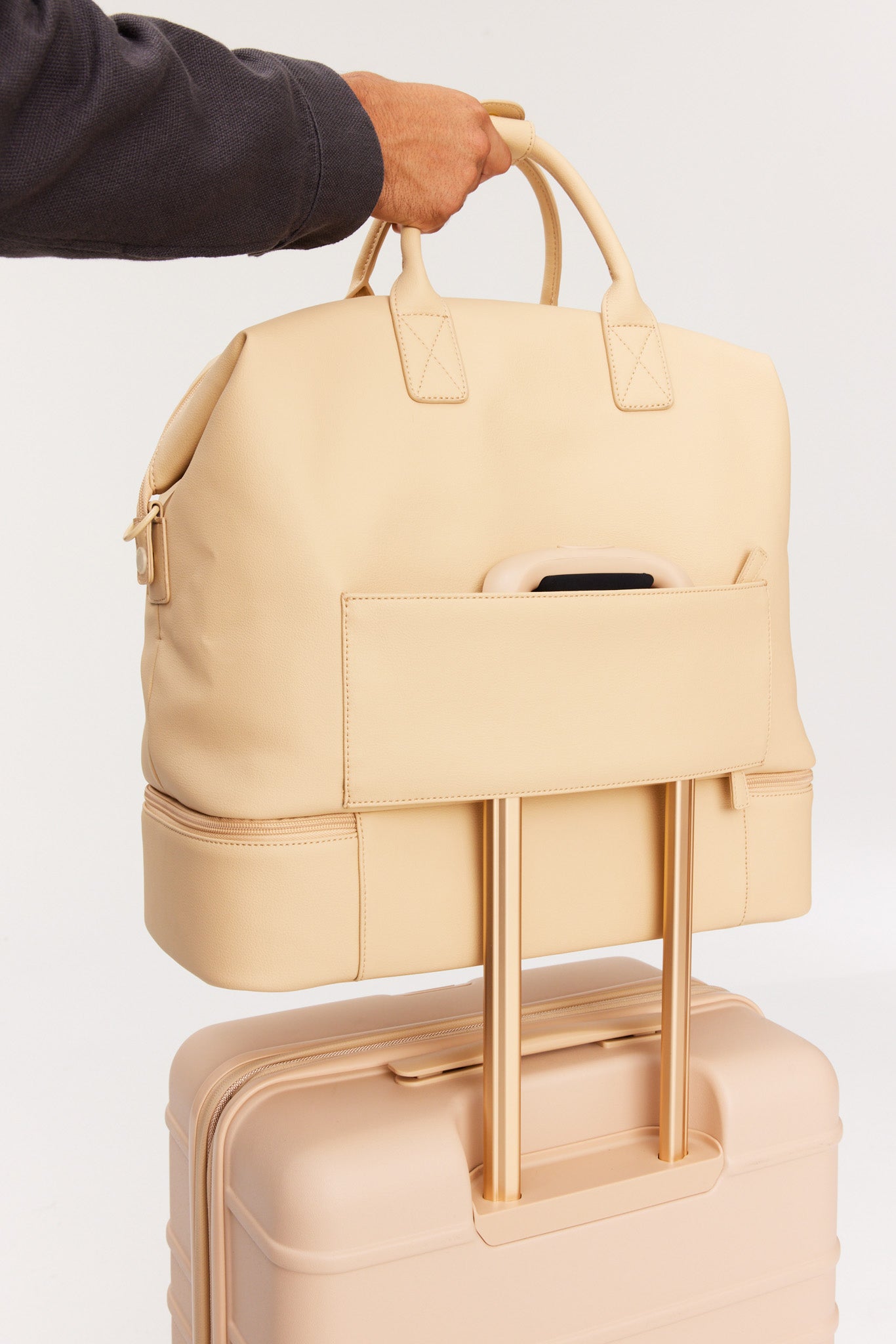 Resale The Premium Weekender in Beige