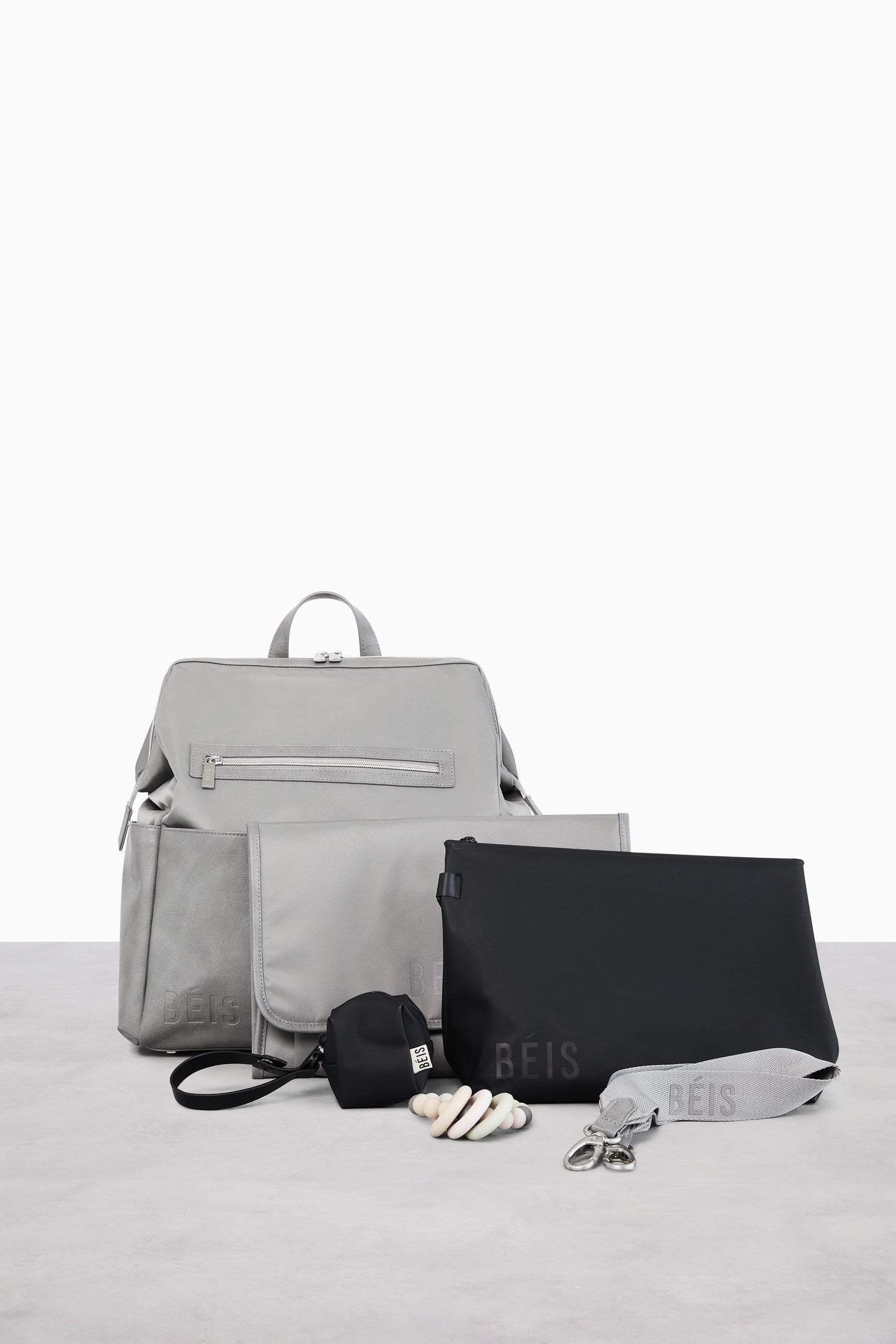 Resale The Backpack Diaper Bag in Grey