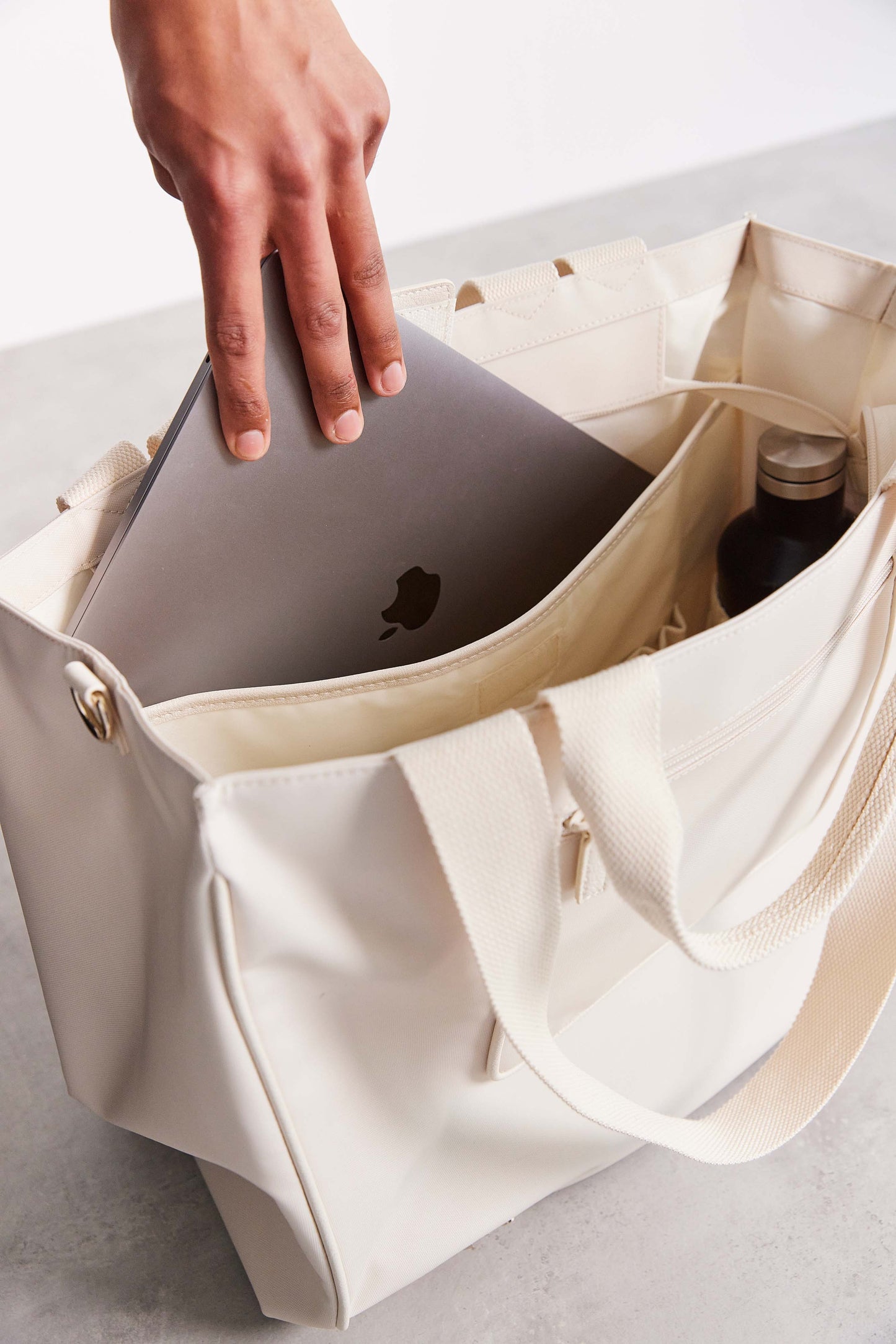 Resale The East To West Tote in Beige