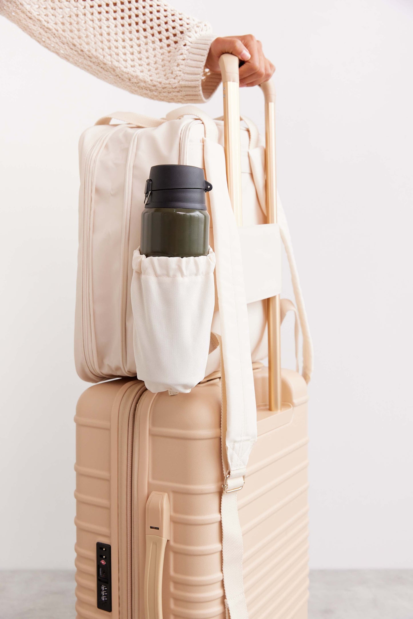 Resale The Expandable Backpack in Beige