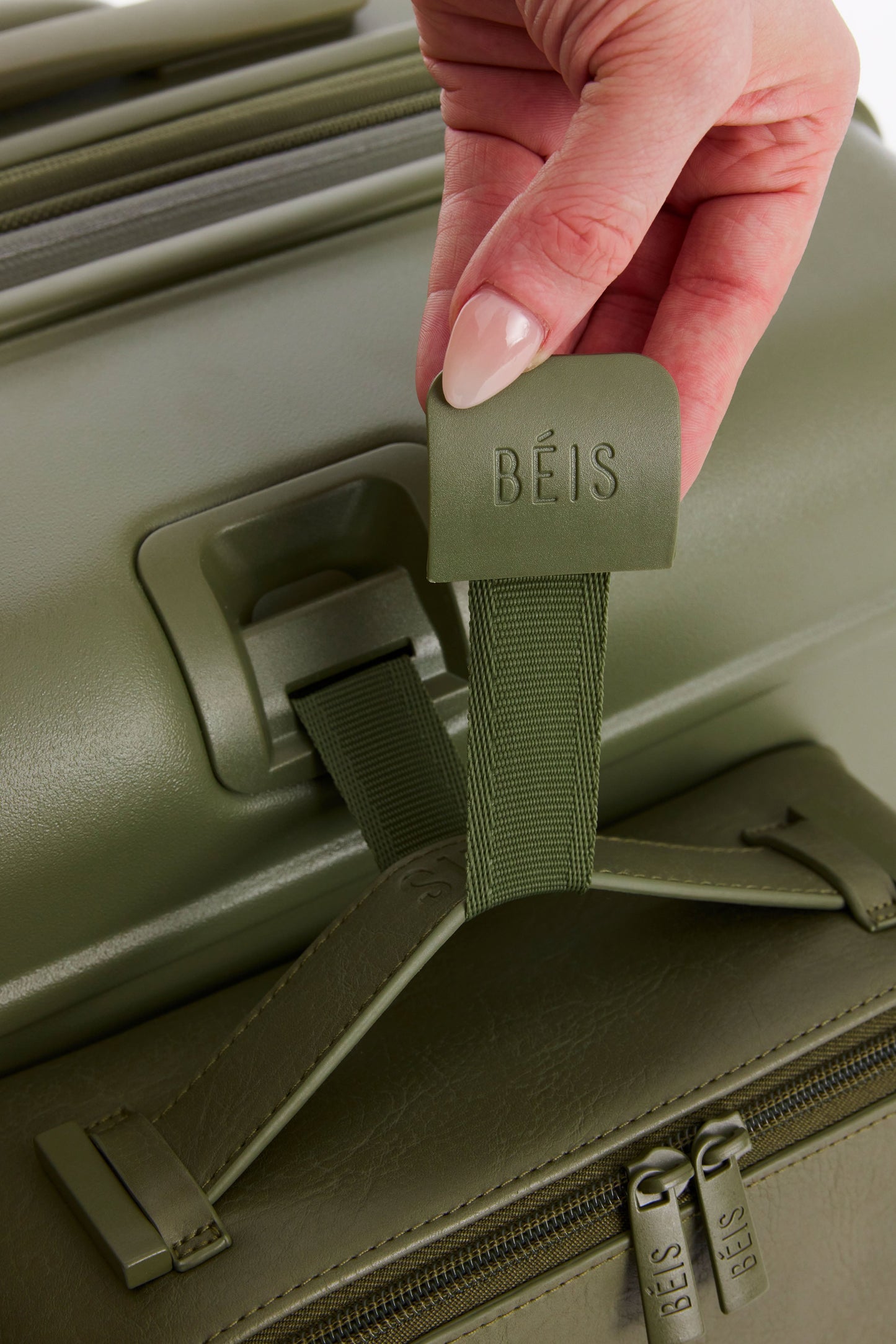 Resale The Large Check-In Roller in Olive