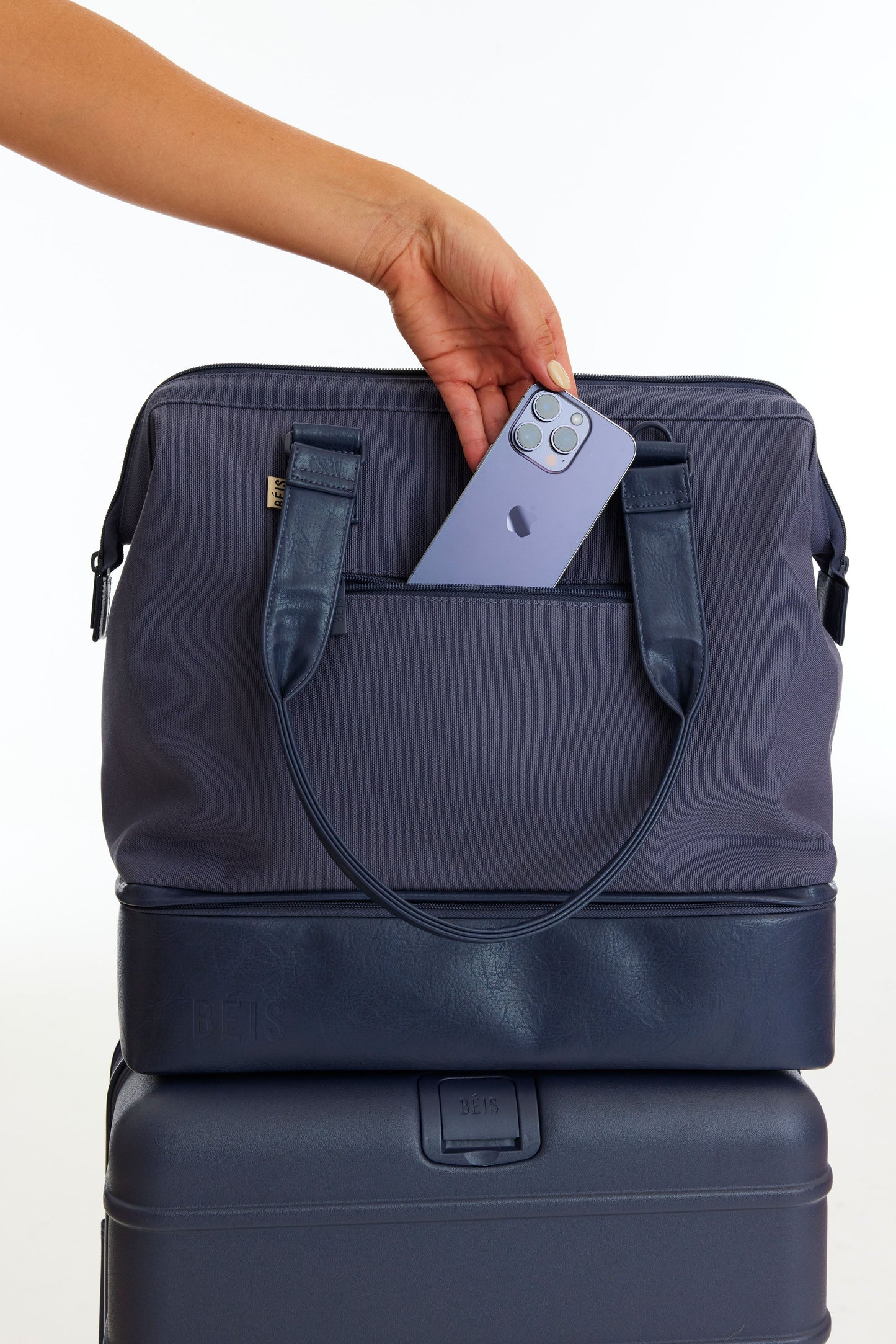 Resale The Convertible Mini Weekender in Navy