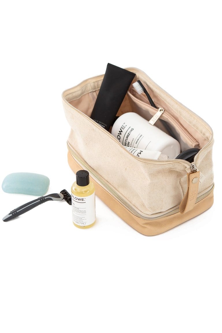 Resale The Dopp Kit in Beige