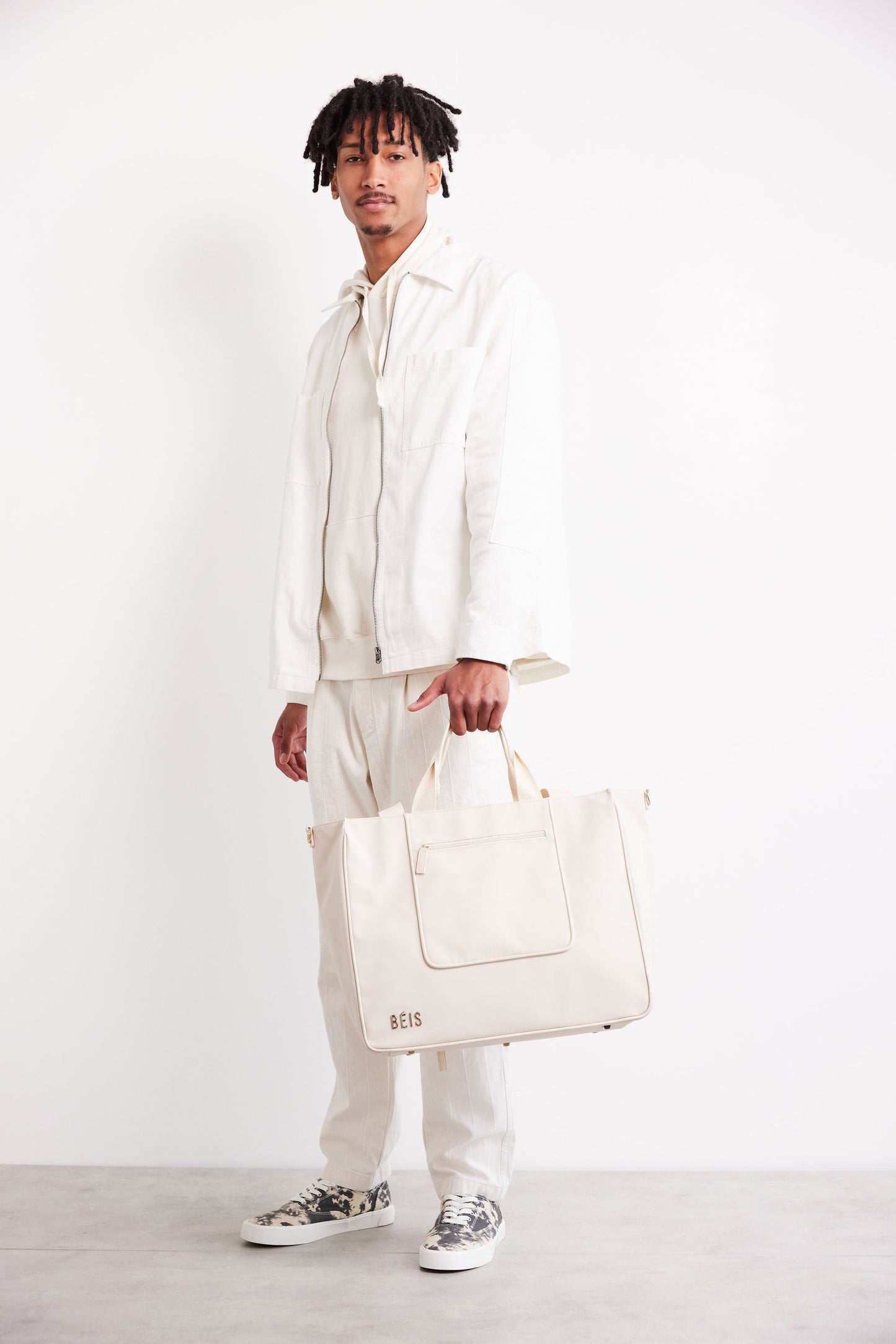 Resale The East To West Tote in Beige