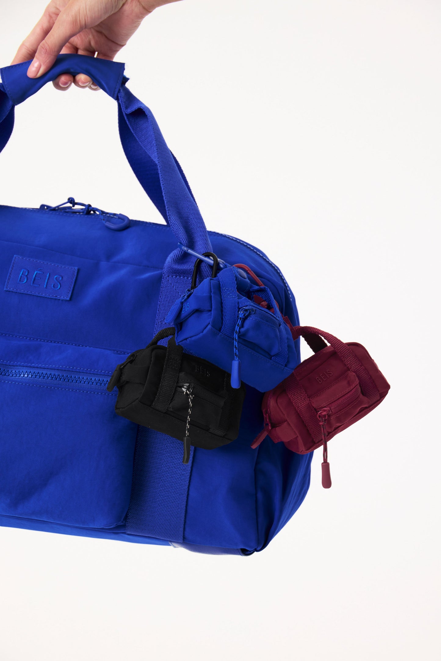 The Sport Duffle Charm in Cobalt Blue