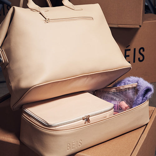 Resale The Premium Weekender in Beige